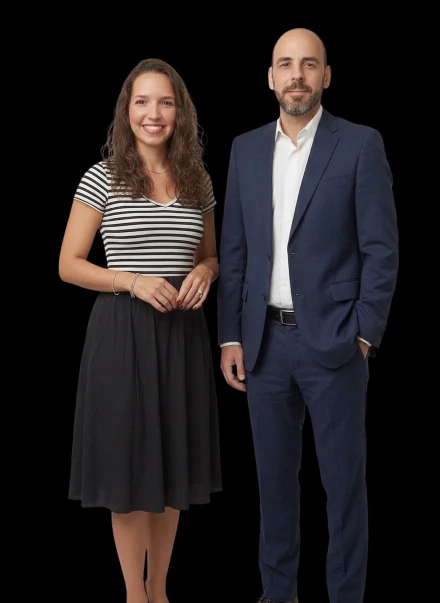 Iara Eugénio e Ricardo Eugénio, cofundadores da riia RH